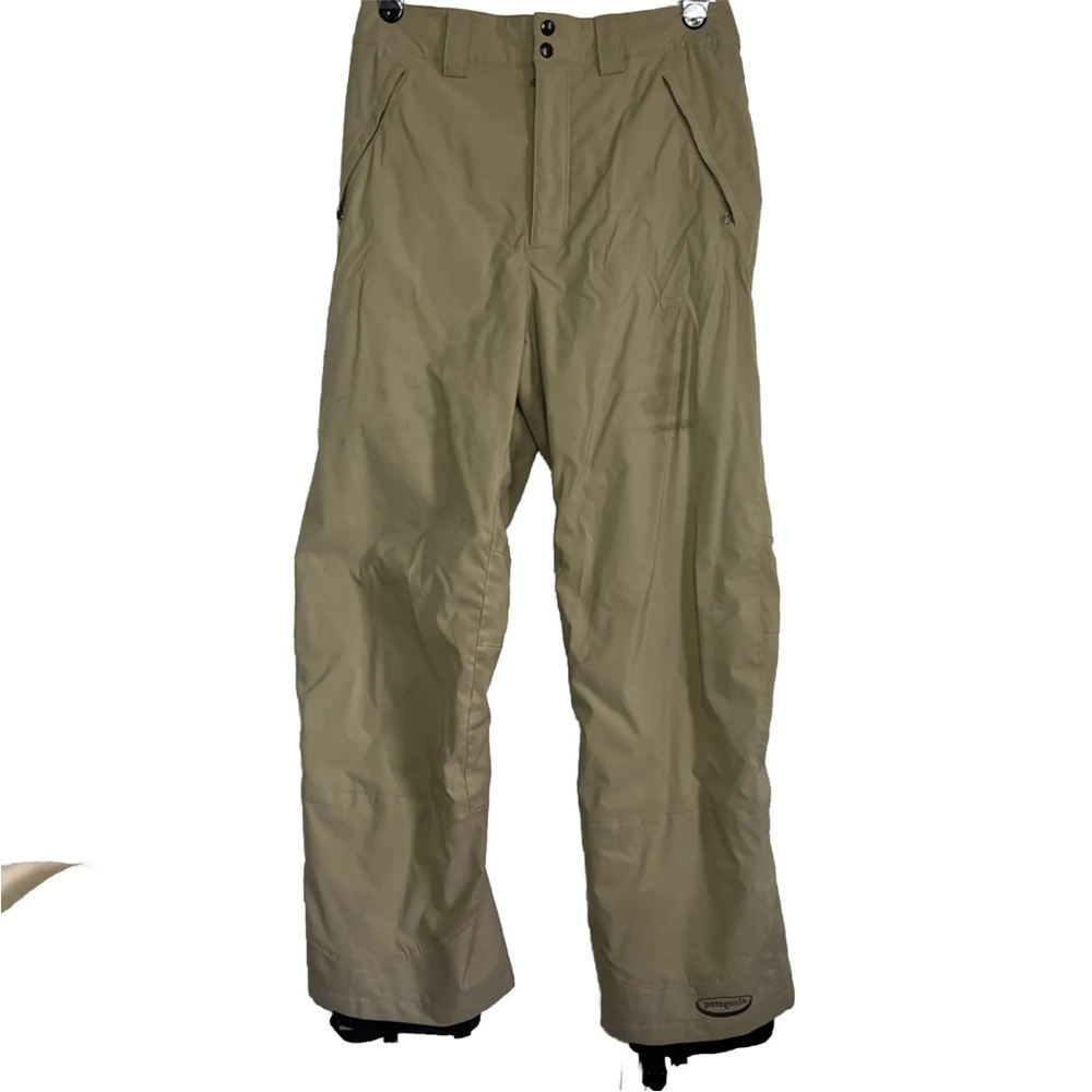 Patagonia Vintage Ski Snowboard Tan Winter Pants Women Size 14